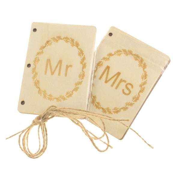 4 Pcs/2 Registry The Wedding Planner Vow Notebook Bridegroom