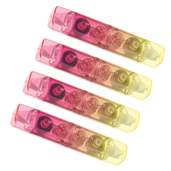 4 Pcs 2-in-1 Double Head Correction Tape and Adhesive Tape White Out Tape