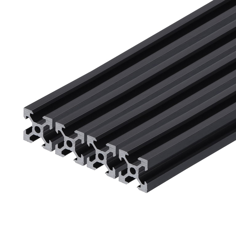Ding&ng Profilé en aluminium industriel, aluminium 20 * 20, cadre en tube carré à rainure en V, accessoires d'imprimante 3D, cadre en tube carré en aluminium-500 mm