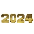 4 Pcs 2024 Charcuterie Numbers Fillable Graduation Cardboard Number Box