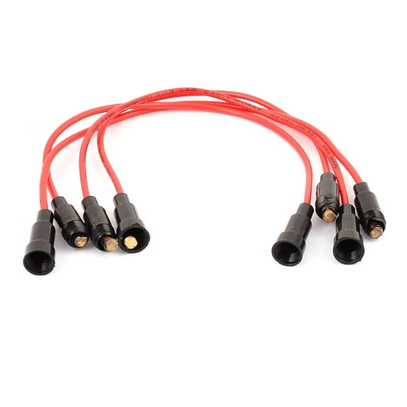 4 Pcs 20cm Long Wire Screw Type 5x20mm Inline AGC Fuse Holder for Car