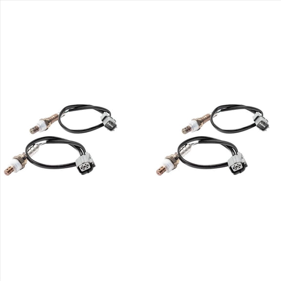 4 Pcs 234-4125 234-9005 Upstream Downstream Oxygen O2 Sensor for 2002 2003 2004 -V 2.4L,4xOxygen Sensor,black