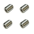 thumbnail image 1 of 4 Pcs 3/32" Wire Rope Button Stop Clips Cable Ferrules Stainless Steel T316 Marine Boat, 1 of 8