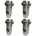 thumbnail image 1 of 4 Pcs 3/8"-16 Left Handed Threaded Yoke End 1200 Lbs WLL Stainless Steel T316, 1 of 9