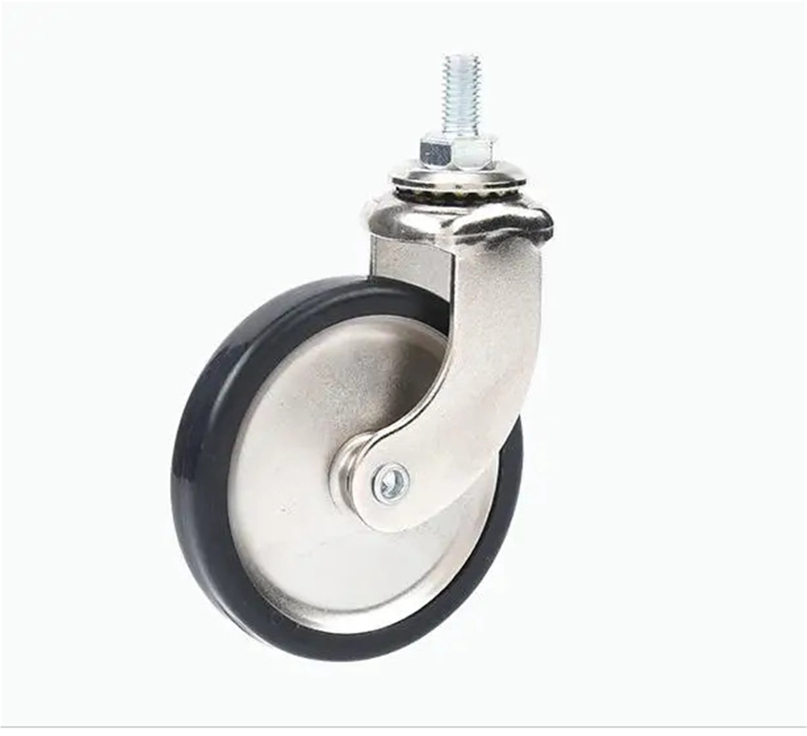 4 Pcs 3-inch Nickel Plated Screw M8 Universal PP Wheel/brake Dining ...