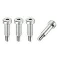 thumbnail image 1 of 4 Pcs 304 Stainless Steel Shoulder Bolt 10mm Shoulder Dia 20mm Shoulder Length M8x1.25 Thread Hex Socket Shoulder Bolts for Hydraulic Injection Molding Machinery Industries, 1 of 6