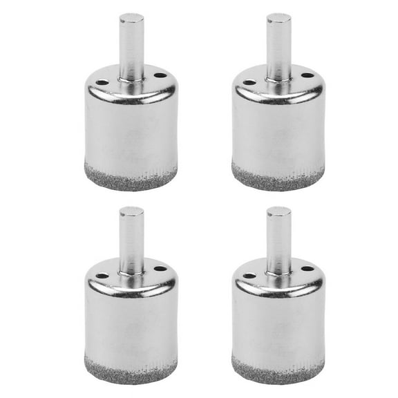 4 Pcs 30mm Diamond Tipped Tile Ceramic Glass Hole Saw Drill Bit