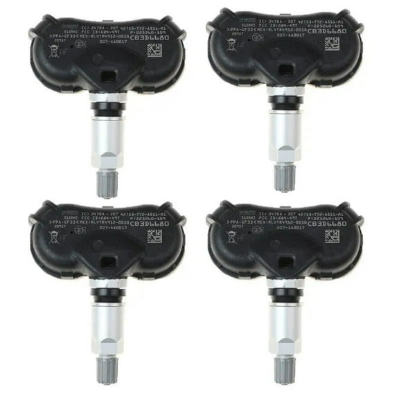 4 Pcs 315MHz TPMS Tire Pressure Sensor 42753-TY2-A51 for 2009–2013 Honda Acura TL ZDX 2AX RLX, 42753TY2A51