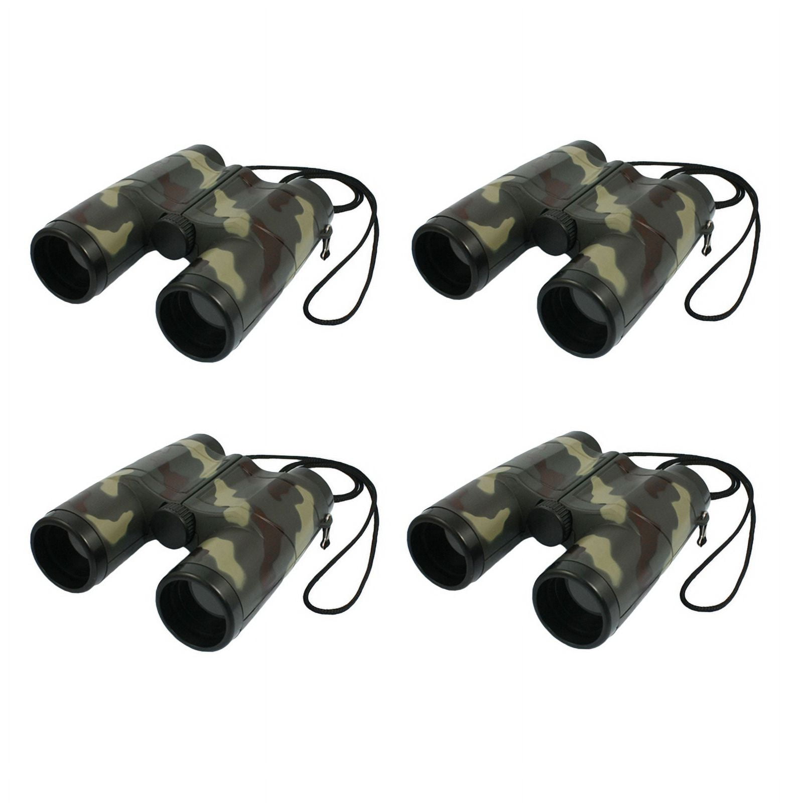 4 Pcs 31mm Lens Camouflage Pattern Binocular Telescope for Child + Neck