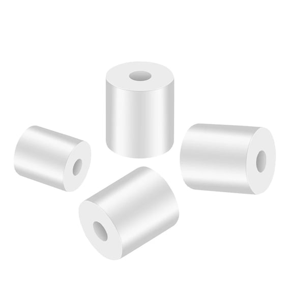 4 Pcs 3D Printer Silicone Solid Spacer High Temperature Hot Bed Leveling Column For CR-10 CR10S Ender-3 3D Priter Parts