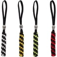 thumbnail image 1 of 4 Pcs 4 Colors Knife Lanyards with Beads 5.9inch Braid Lanyard with Alloy Skull Paracord Lanyard Pendant Decoration Outdoor Braid Pendant for Parachute Cord Tactical Lanyard for Knife DIY, 1 of 6