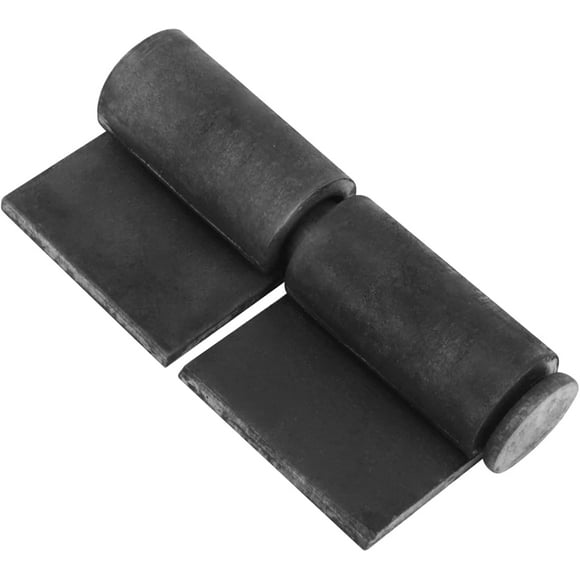 4 Pcs 4 inch Weldable Lift Off Hinges, Heavy Duty Metal Door Hinges, Weld On Steel Gate Flag Hinges with Removable Pin, Thickness 4.5 mm
