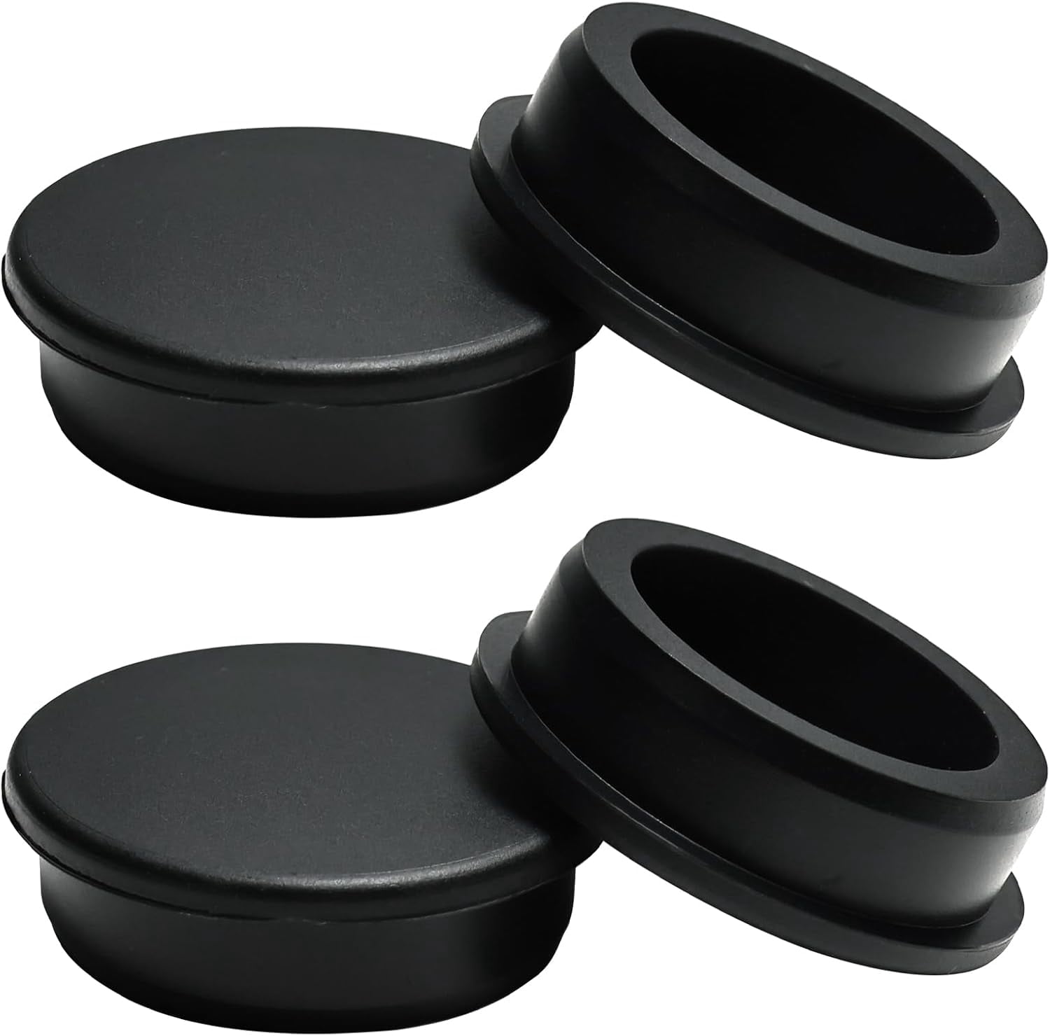 4 Pcs 45.3 mm/1-3/4 in Silicone Rubber Plug for 45.3-46.3mm Small Round ...