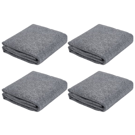 4 Pcs 5.9 x 3.3 FT Non Slip Rug Pad Tufting Backing Cloth Thick and Grippy Backing Fabric Rectangular Floor MatsDIY