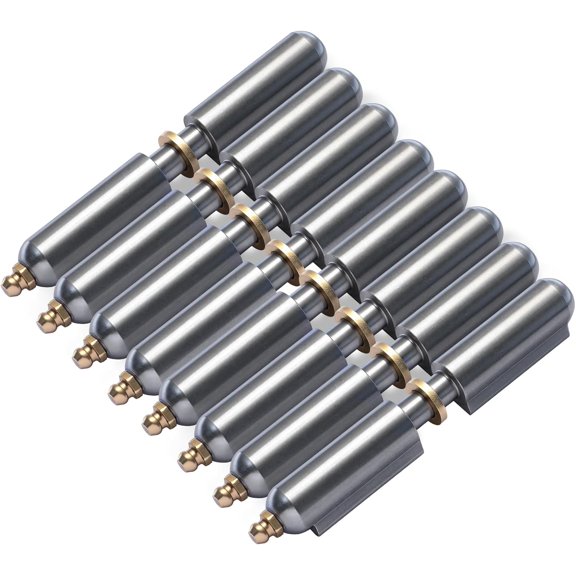 4 Pcs 5 Inch BBQ Smoker Bullet Weld on Hinges, Heavy Duty Weldable Carbon Steel Barrel Hinges for BBQ Smokers, Gates, Automotive Tailgates, Swing Door Trailer Ramp