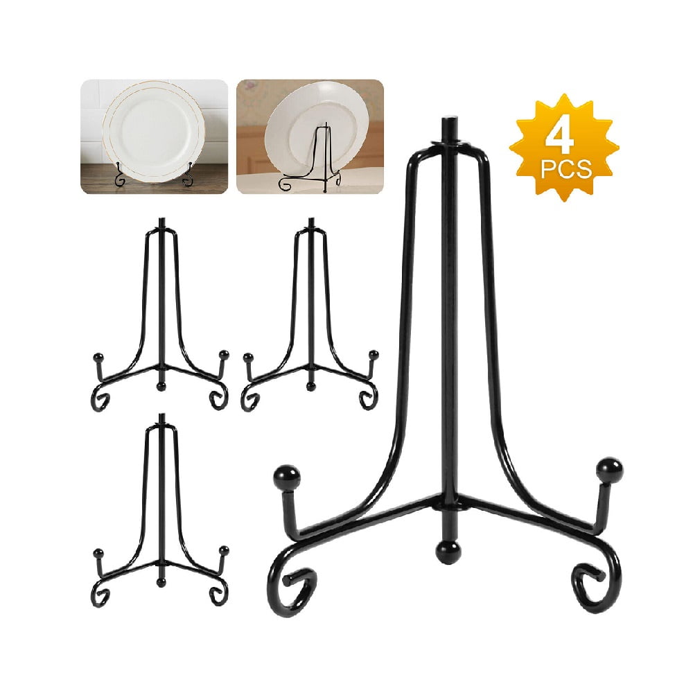 Iron Display Easel Stands – Adjustable, Anti-Slip, Multiple Sizes For Photos & Plates