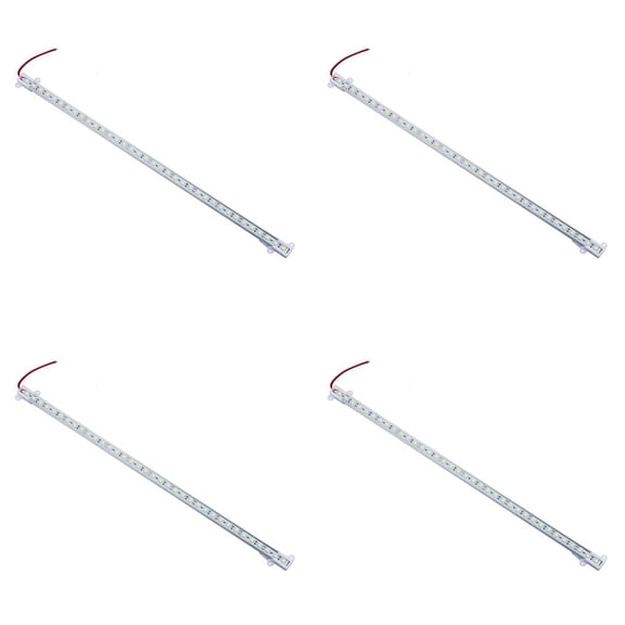 4 Pcs 50CM 5050 SMD 36 LED Day White Aluminium Rigid Strip Bar Light Lamp,4 x 50cm 5050 LED Strip Light,Pure White