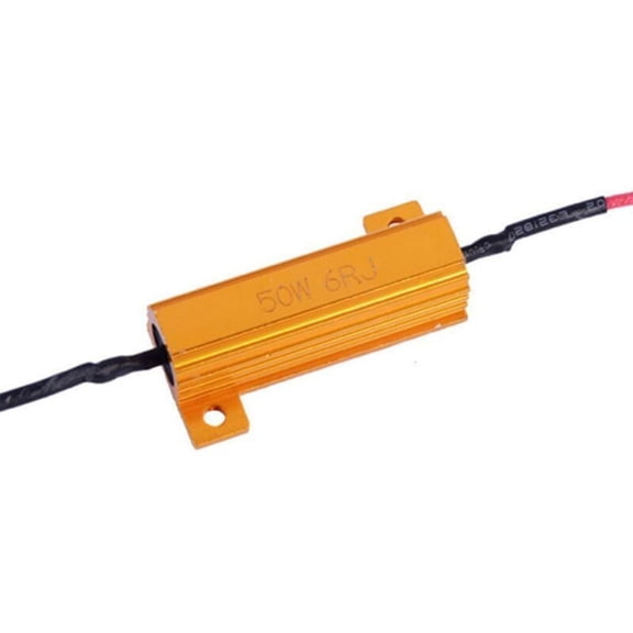 4 Pcs 50W 6-Ohm Load Resistor For Car Hyper Flash Turn Signal Blink Blinker LED