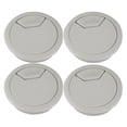 thumbnail image 1 of 4 Pcs 53mm Drill Hole Plastic Home Computer Desk Cable Cord Grommets, 1 of 4