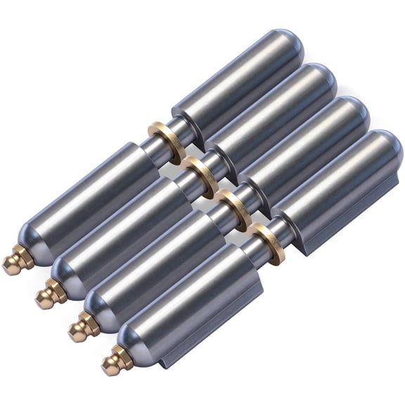4 Pcs 6 Inch BBQ Smoker Bullet Weld on Hinges, Heavy Duty Weldable Carbon Steel Barrel Hinges for BBQ Smokers, Gates, Automotive Tailgates, Swing Door Trailer Ramp