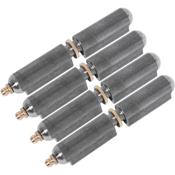 4 Pcs 6 Inch BBQ Smoker Weld on Bullet Hinges,Heavy Duty gate hinger,Carbon Steel Weldable Barrel Hinge for Swing Door Trailer Ramp