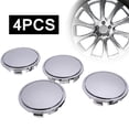 thumbnail image 1 of 4 Pcs 65mm Silver ABS Car Tyre Rim Hub Cap Covers Wheel Center Caps Universal, 1 of 5