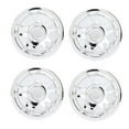 4 Pcs 8 Inch Golf Cart Hub Caps Chrome Plated Wheel Covers Rim