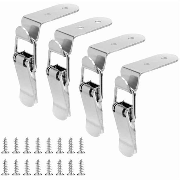 Spring For Key 4 Pcs 90 Degree Spring Loaded Toggle Latch Clamp 304 Stainless Steel ...