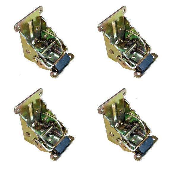 4 Pcs Self-locking Hinge Folding Table Extension Bracket Furniture Hardware for Tables Workbench Chair Beds