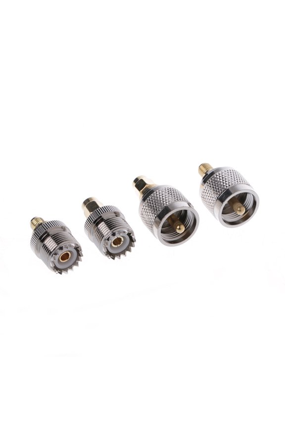 4 Pcs A13 Adapter PL259 SO239 to SMA Male Female RF Connector Test Converter
