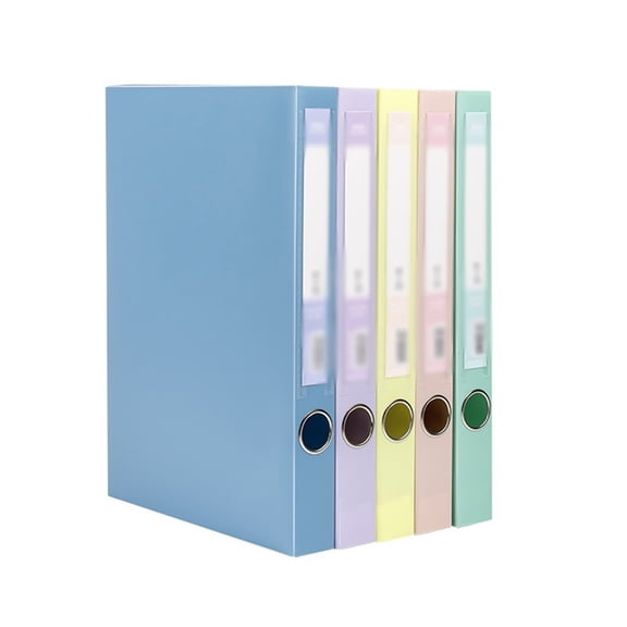 4 Pcs A4 File Archive Box 35mm Large Capacity Contract Folder Office Supplies Data Storage Box