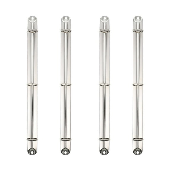 4 Pcs  A4 Notebook Binding Tool 3-Rings Binder Mechanism Loose Leaf Binder Clips Book DIY Making