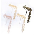 thumbnail image 1 of 4 Pcs -Acrylic Happy Birthday Cake Topper, 1 of 3