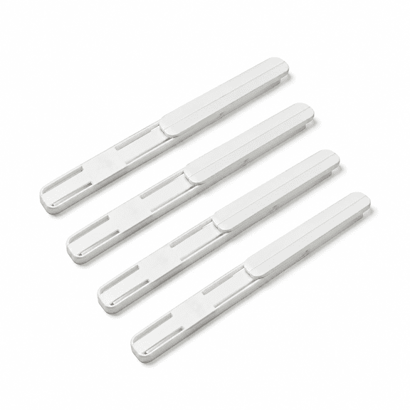 4 Pcs Adhesive Drawer Slides for Cabinets Office Pull Out Glide | No Tools Install, Smooth Pull out Glide, Office Kitchen Closet Organizer, Track Slider Runner Replacement Kit