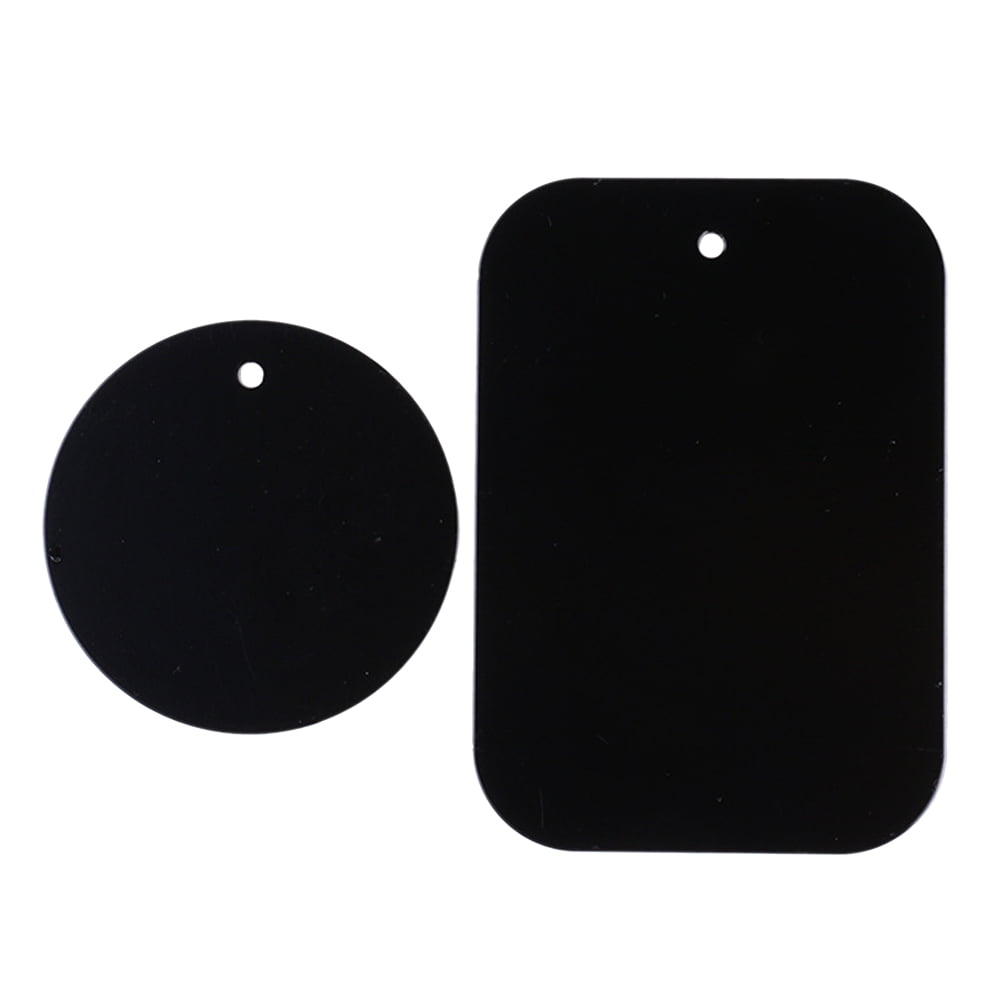4 Pcs Adhesive Mount Metal Plate for Car Phone Mount GPS Holder Air Vent Mount Holder