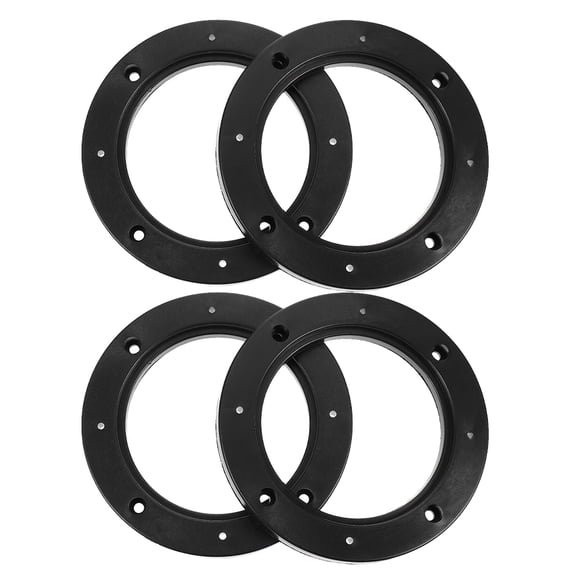 4 Pcs Adjustable Circuit Breaker Oval Decals Car Audio Speaker Pad