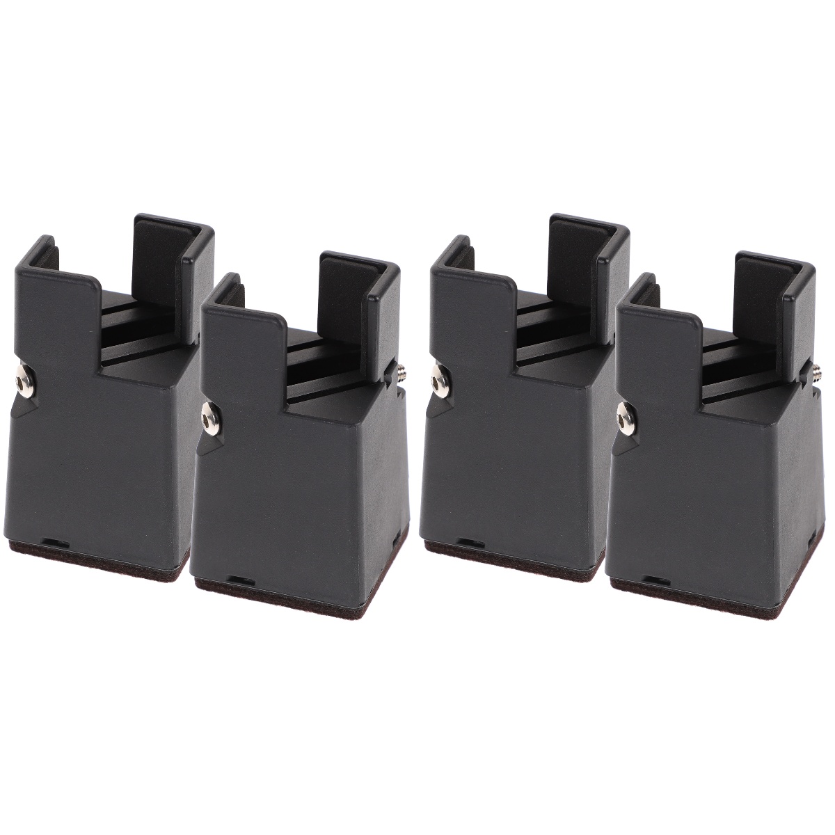 4 Pcs Adjustable Desks Heavy Duty Bed Risers Platform Bed Risers Riser