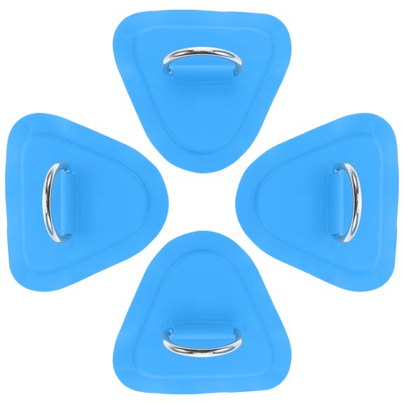 Homoyoyo Compact Cord Fixator Blue Elastic Rope Buckles for Yacht and Kayak 4Pcs