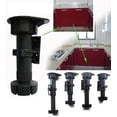 thumbnail image 1 of 4 Pcs Adjustable Plastic Kitchen Bath Cabinet Leg 95mm-150mm Household, 1 of 3