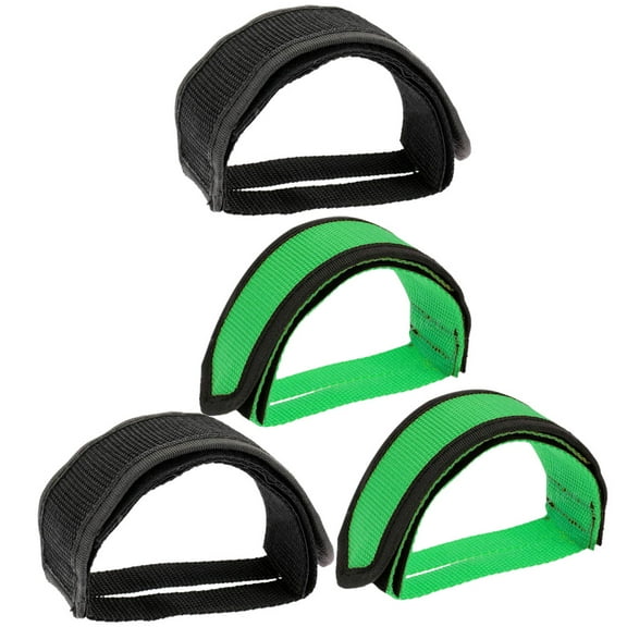4 Pcs Adjustable Straps for Cycling Bike Pedals with