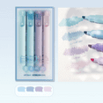 thumbnail image 1 of 4 Pcs Aesthetic Highlighters, Chisel Tip Marker Pens, Assorted Color Candy, Cute Pastel for Journaling Planner Notes, 1 of 10