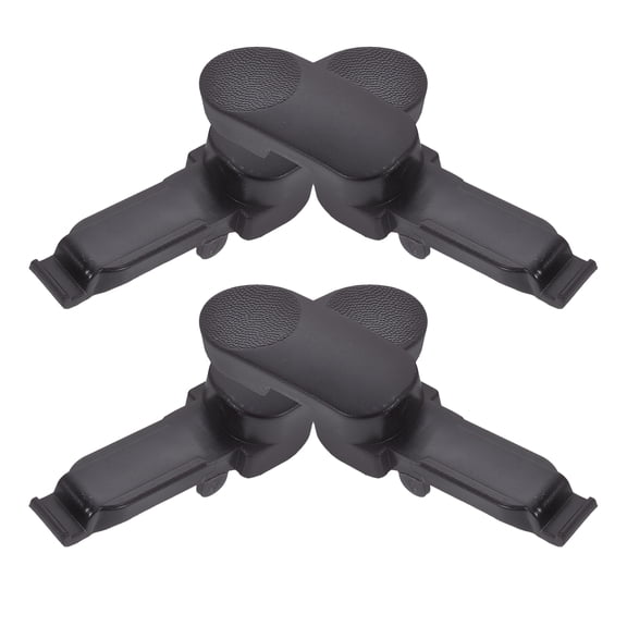 4 Pcs Album Hanging Buckle Lid Button 10.00X2.20X2.20CM Black