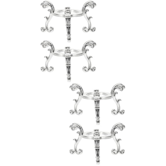 4 Pcs Alloy Crystal Ball Base Crystal Ball Display Base Crystal Sphere Holder
