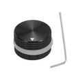 thumbnail image 1 of Uxcell Aluminium Potentiometer Knobs, Volume Audio Control Knobs Black, Gray 15.5mm x 25mm, 1 of 6