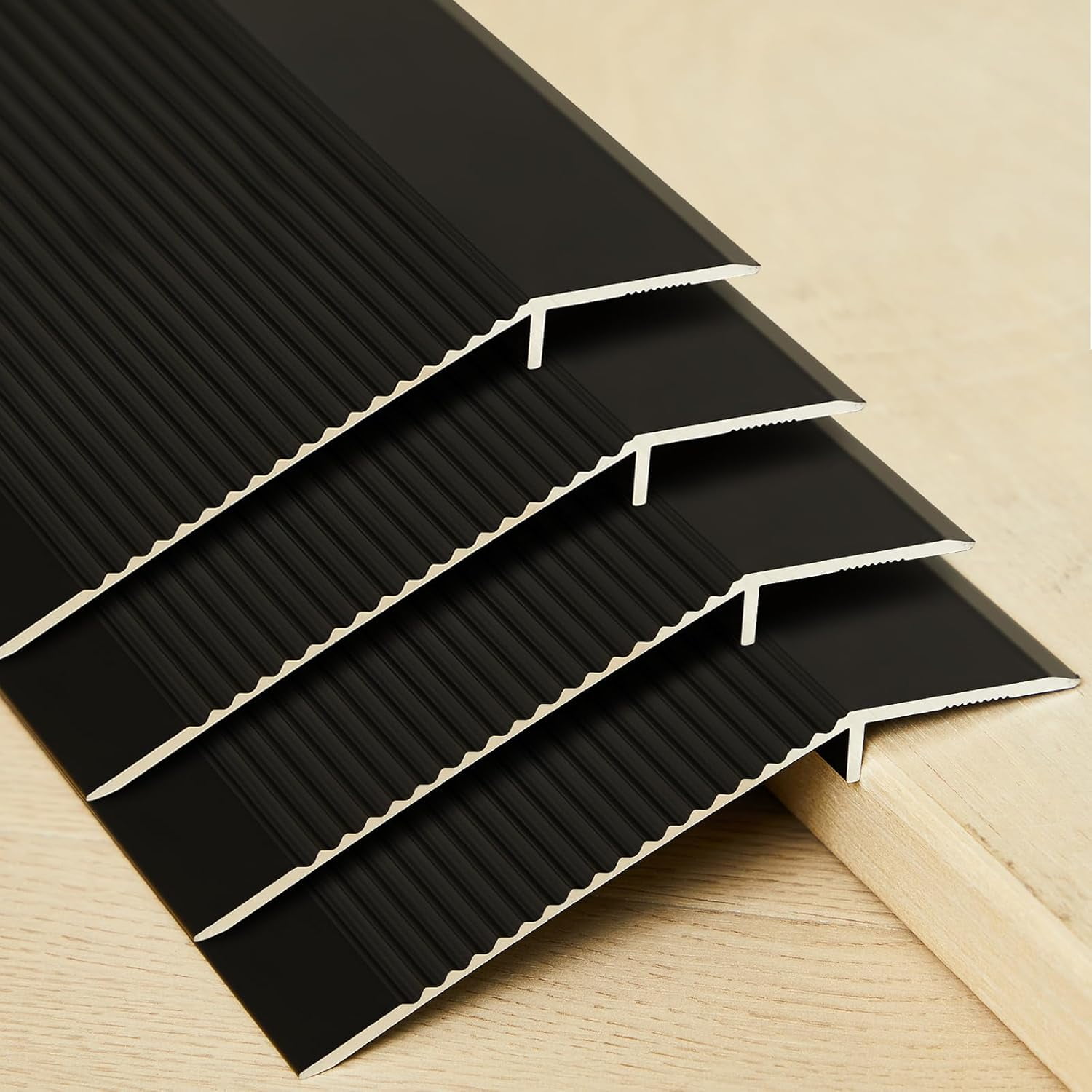 M-D Cinch 1/2 in. H X 36 in. L Prefinished Brown Aluminum Reducer Transition Strip M-D Cinch 1/2 in. H X 36 in. L Prefinished Brown Aluminum Reducer Transition Strip