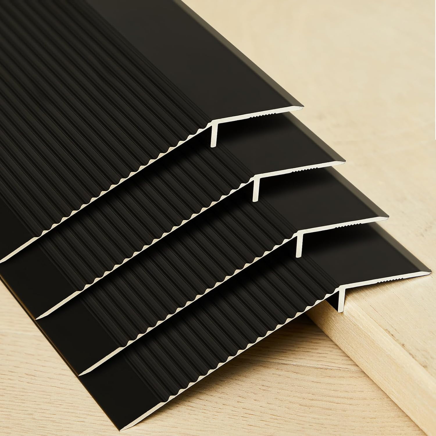 4 Pcs Aluminum Floor Transition Strip Thickness About 1.8 mm 36 Inch ...