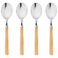 thumbnail image 1 of Mepra S.P.A. 10O644426 4 Piece 6 in. Dia. Fantasia American Coffee Spoon Set - Orange, 1 of 1