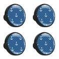 thumbnail image 1 of 4 Pcs Anchor Knobs for Kitchen Cabinet Cupboard Dresser Bookcase Drawer Pulls Handles Round Home Decor, 1 of 5