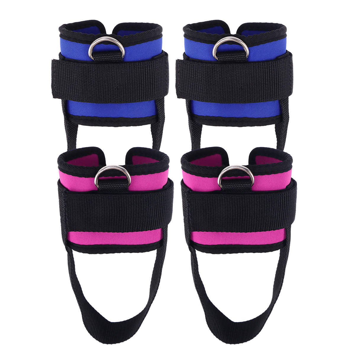 4 Pcs Ankle Cable Machines Leg Weights Torkstrap Workout Ankle Cuffs 