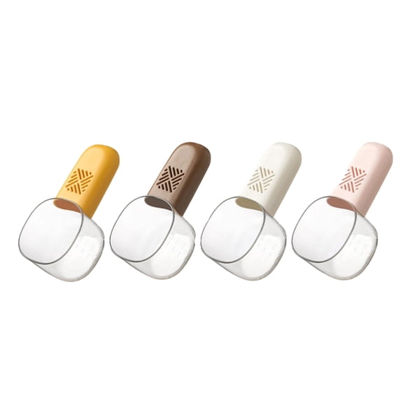 4 Pcs Anti Moisture Grain Scoops with Measurement Marks for Easy Use
